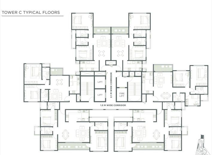 Embassy East Avenue  Floor plan